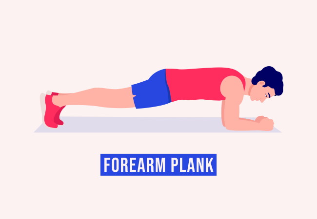 Plank - Dryland Workouts For Swimmers At Home